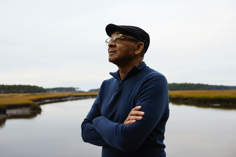 Wilson Moran stands outside.