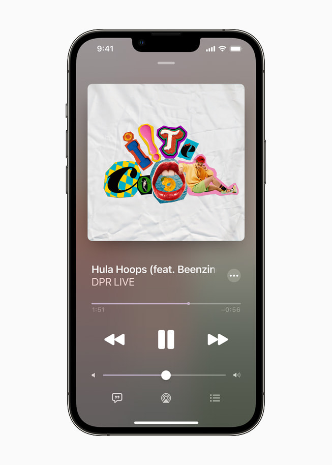 Apple Music auf einem iPhone 13 Pro.
