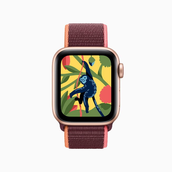 The Coloring Watch kids app on Apple Watch.