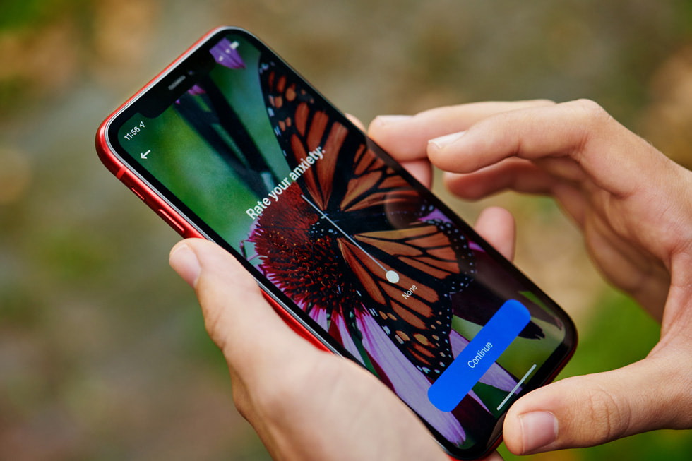 Ben Robinson’s Anxiety Relief: Find Your Calm app is shown on iPhone.