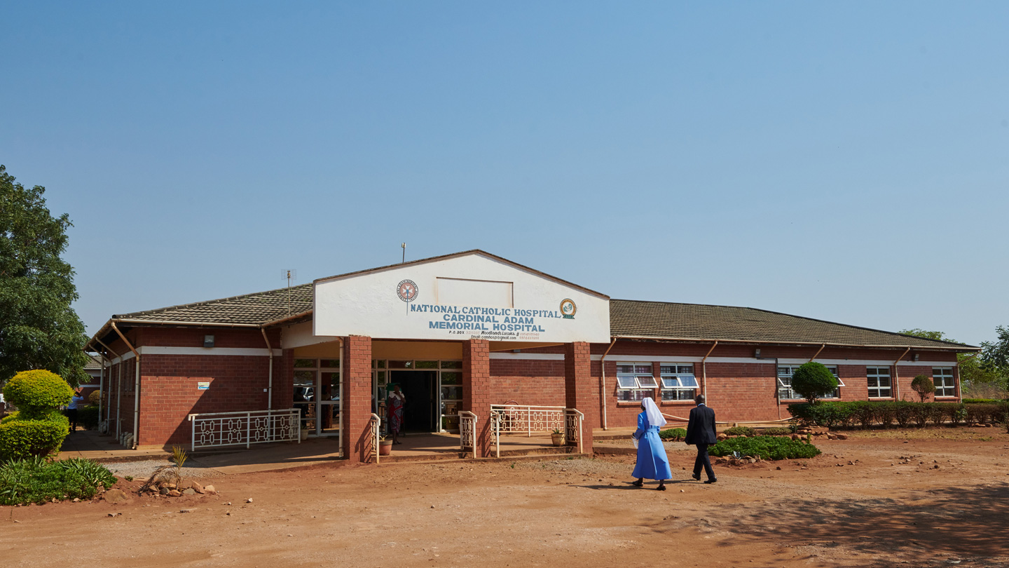 Cardinal Adam Memorial Hospital in Lusaka, Zambia.