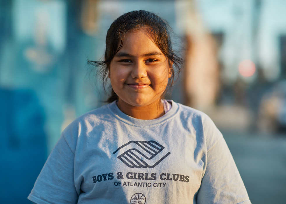 Dulce Santiago, a student in the Atlantic City Boys & Girls Cub STEAM Lab. 