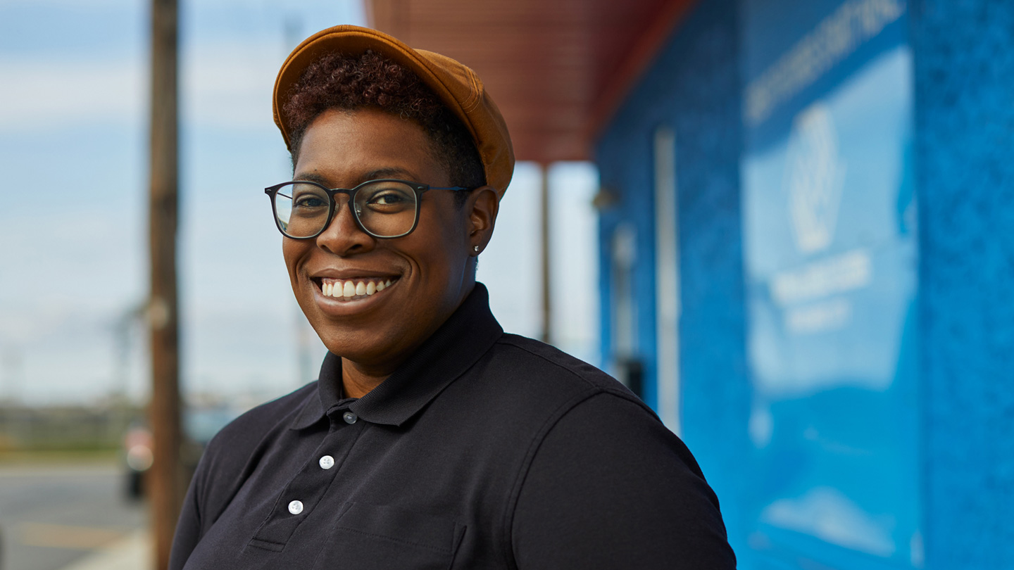 Mia Williams at the Atlantic City Boys & Girls Club. 