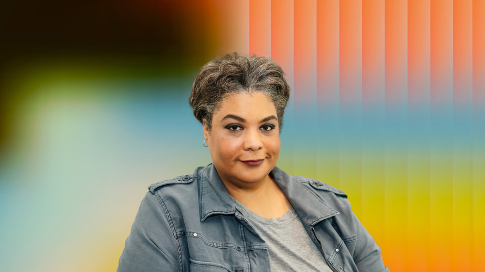 A portrait of author Roxane Gay.