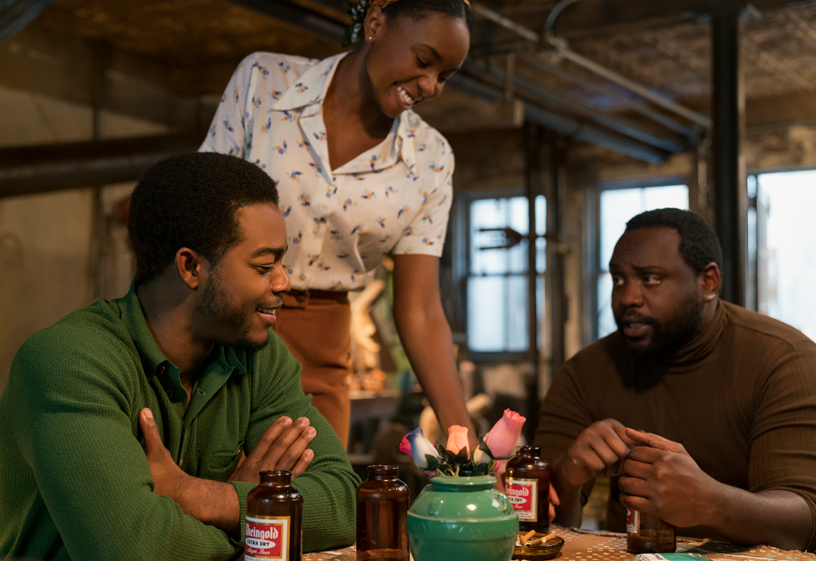 Actors Stephan James, KiKi Layne and Brian Tyree Henry in “If Beale Street Could Talk.”