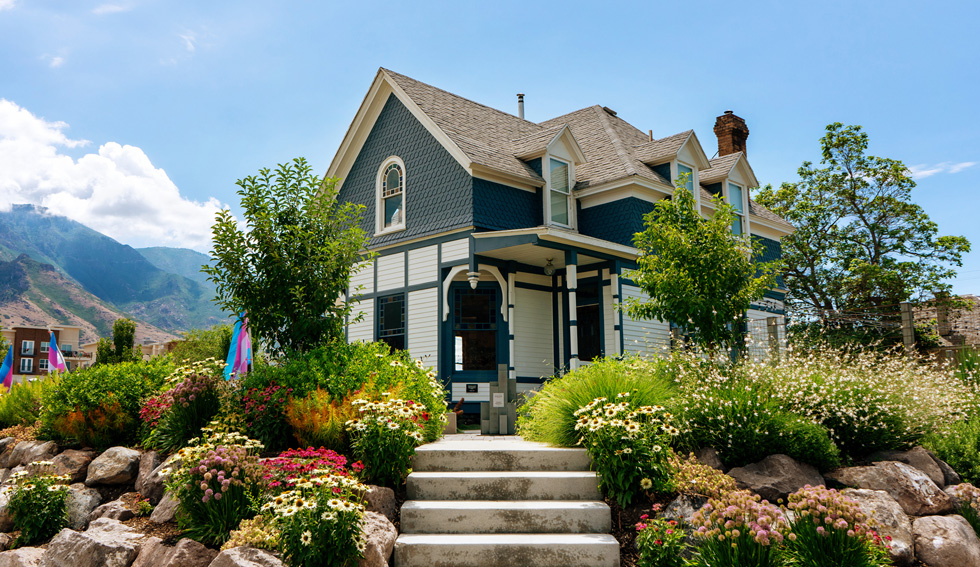 The Encircle community resource house. 