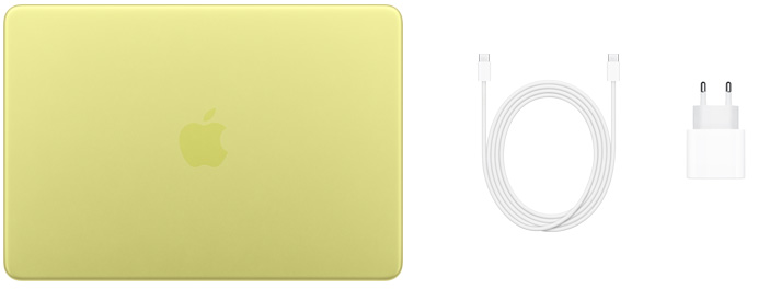 13-inch MacBook Neo, USB-C Charge Cable and 20W USB-C Power Adapter