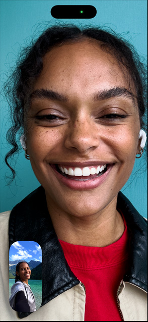 iPhone 17 Pro ekraanil kuvatakse Center Stage videofunktsioon