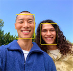 Kasutusel Center Stage fotofunktsioon, tuvastades ja tõstes esile inimeste näod