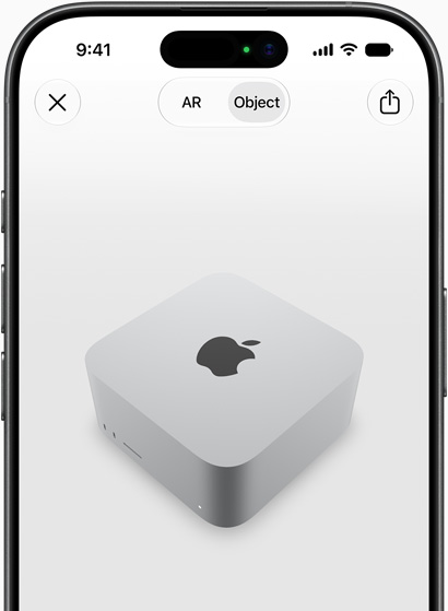 Xem trước Mac Studio bằng trải nghiệm AR trên iPhone